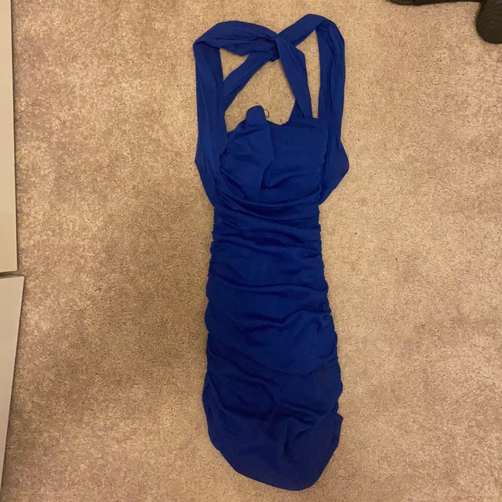 Blue dress